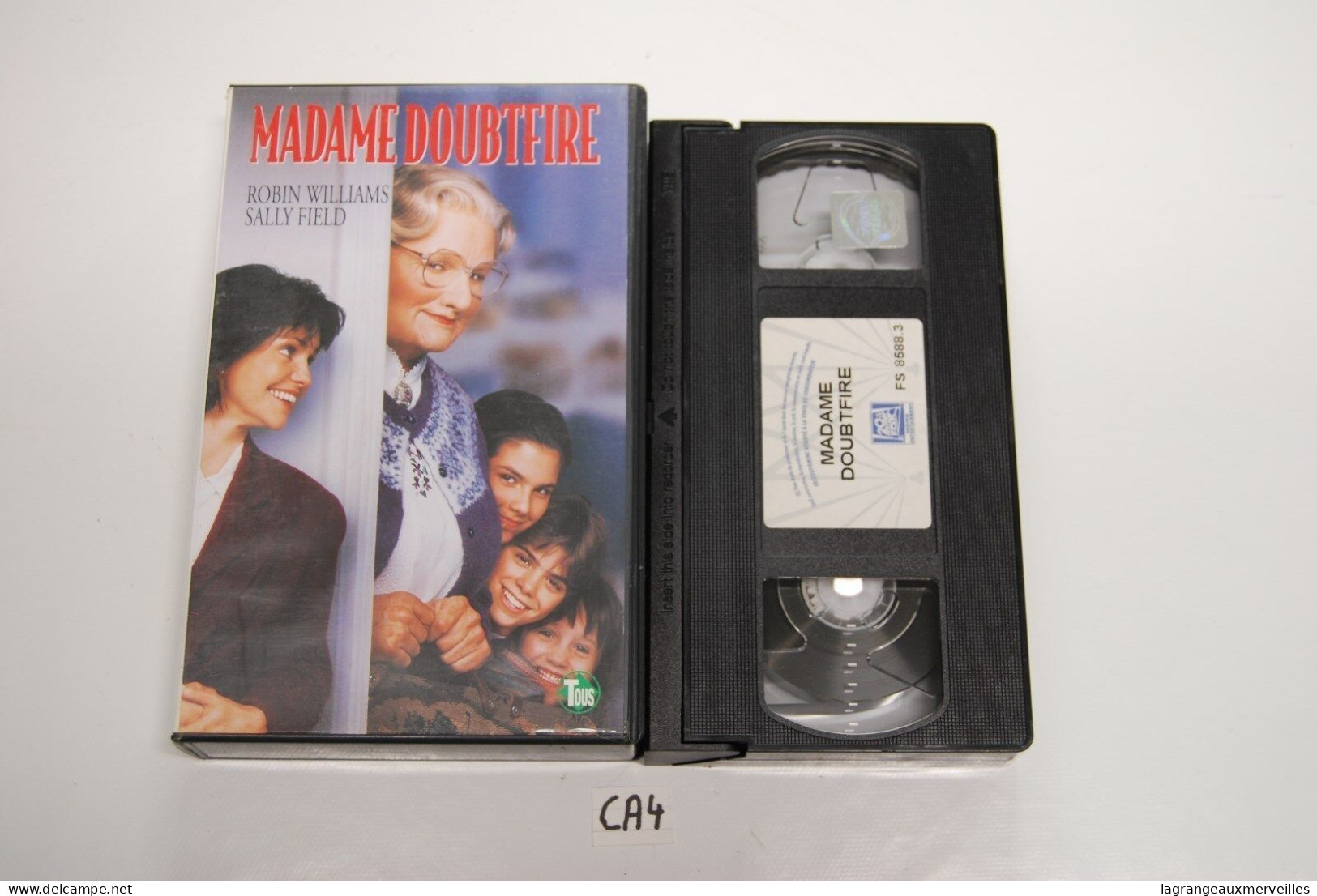 CA4 CASSETTE VIDEO VHS MADAME DOUBTFIRE - Infantiles & Familial