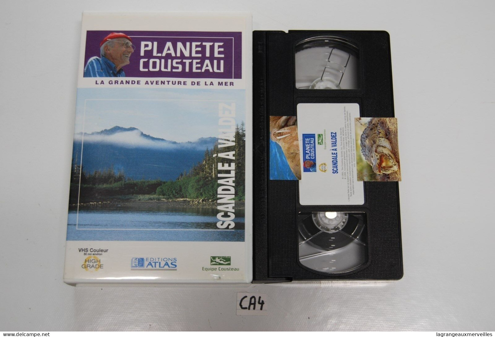 CA4 K7 VIDEO VHS PLANETE COUSTEAU SCANDALE - Documentaire