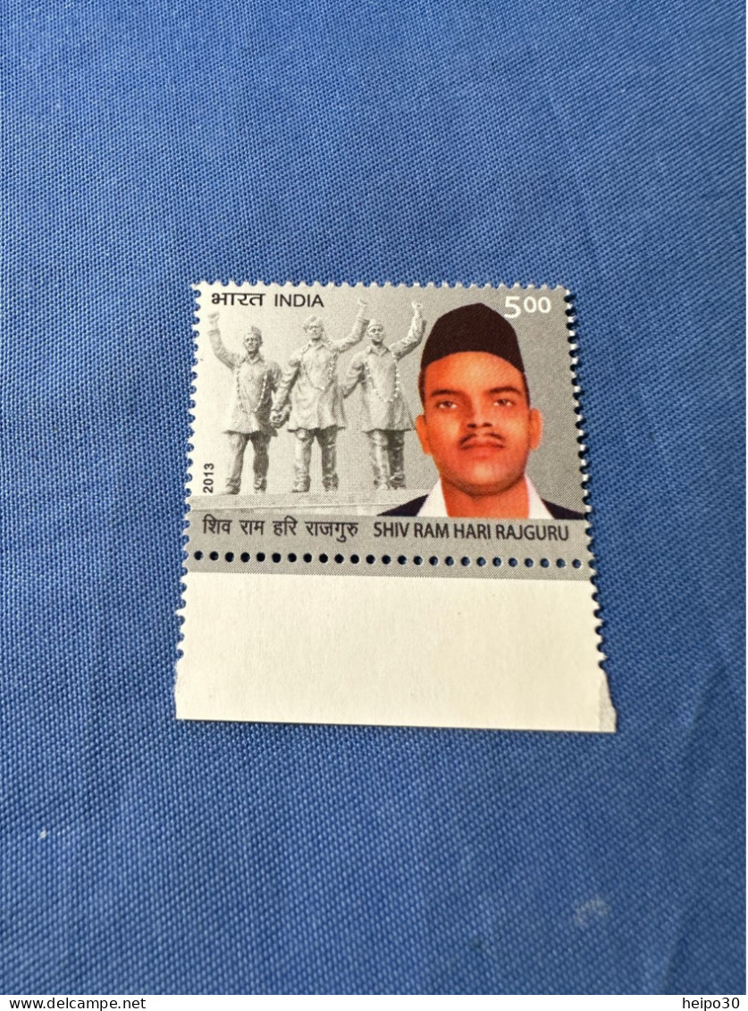 India 2013 Michel 2706 Shiv Ram Hari Rajguru MBH - Unused Stamps