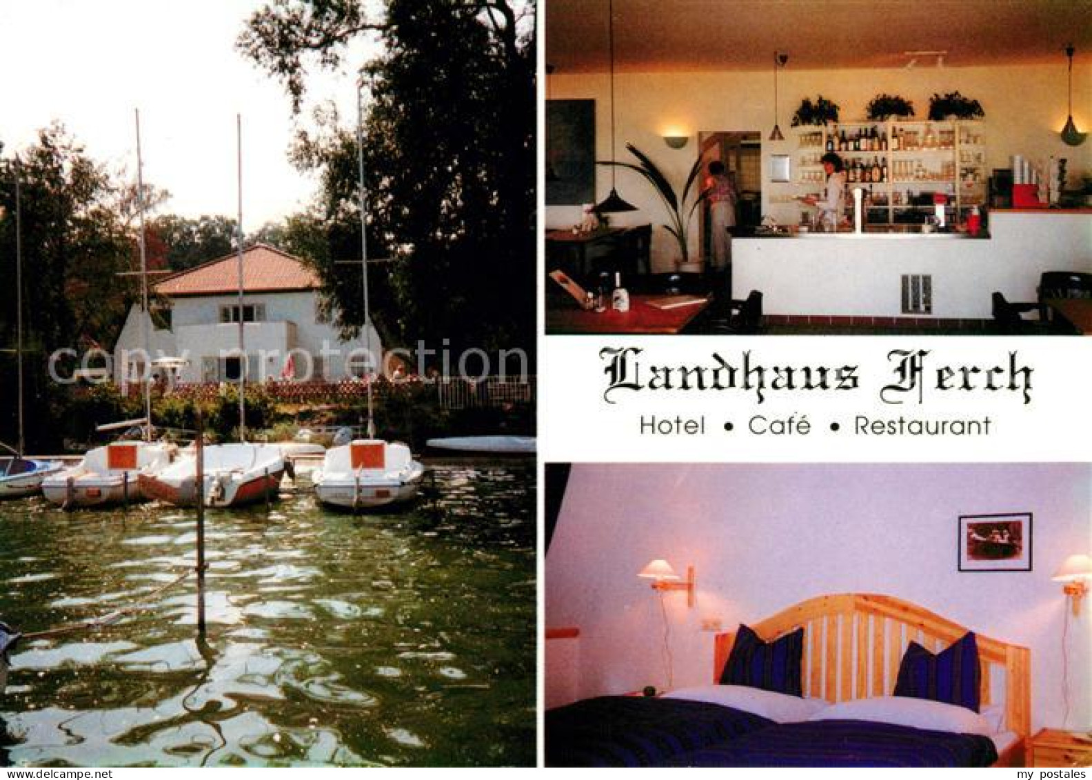 73084480 Ferch Landhaus Ferch Hotel Cafe Restaurant Am Schwielowsee Segelboot Fe - Ferch