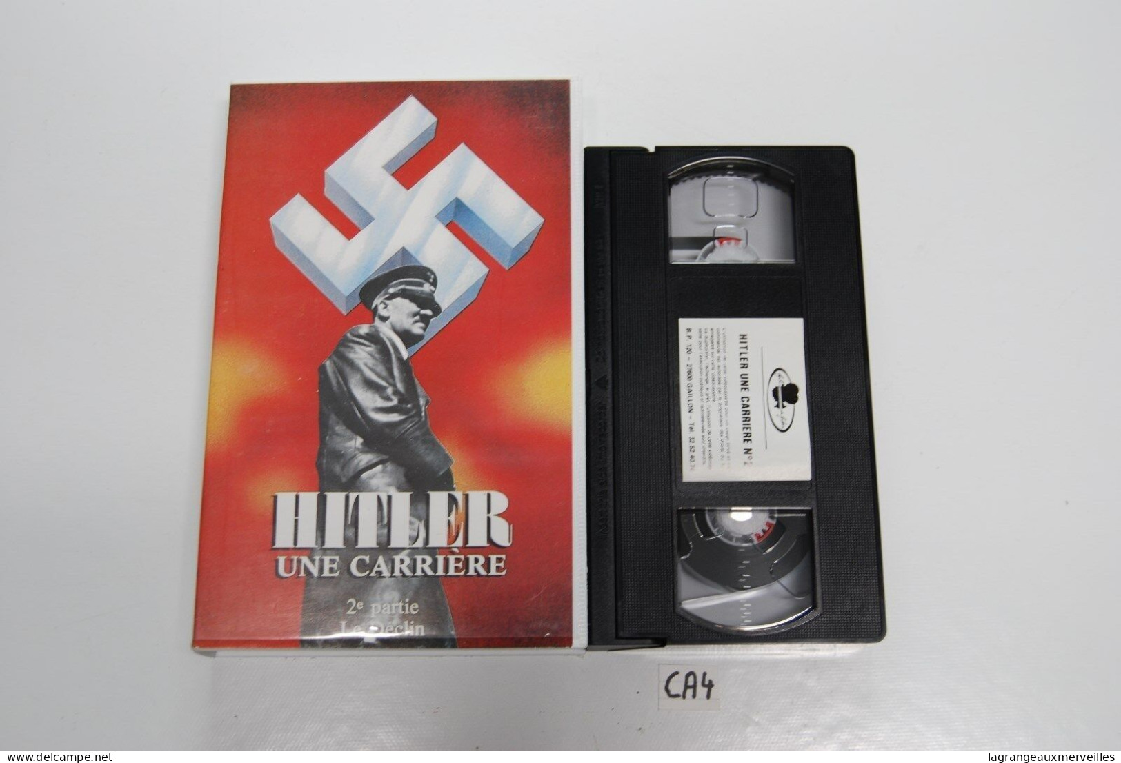 CA4 CASSETTE VIDEO VHS HITLER UNE CARRIERE TOME 2 - Collections & Sets