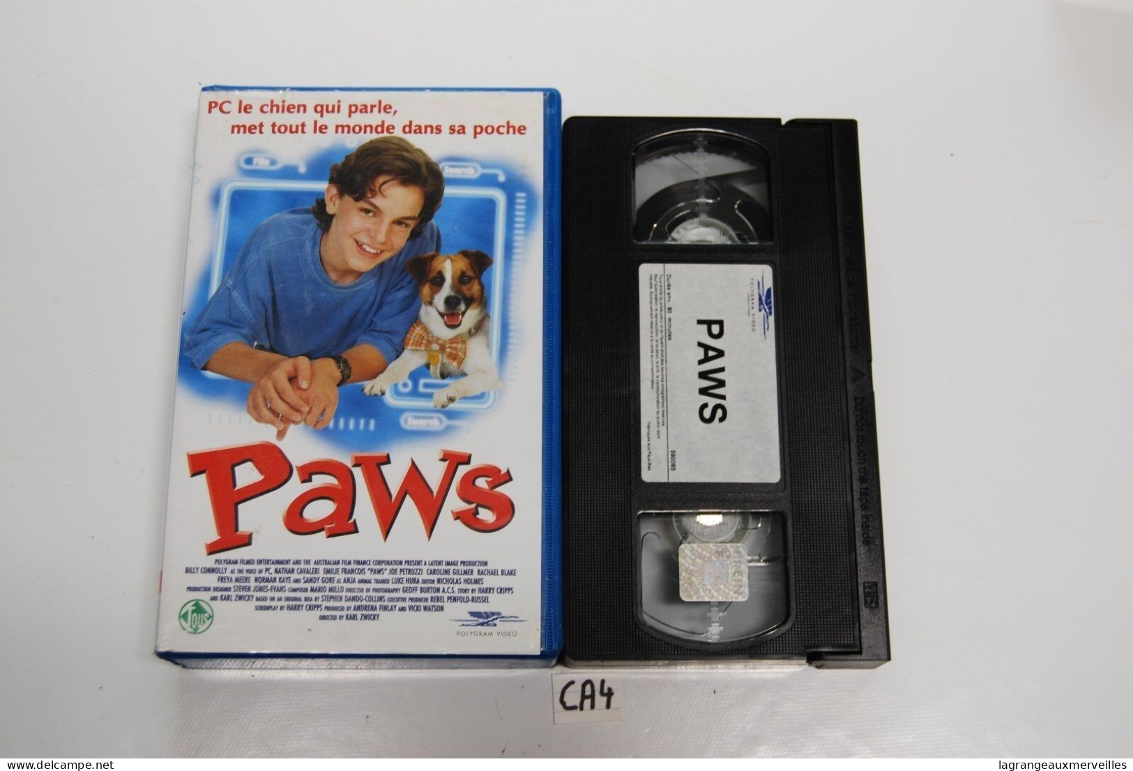 CA4 K7 VIDEO VHS PAUWS - Enfants & Famille