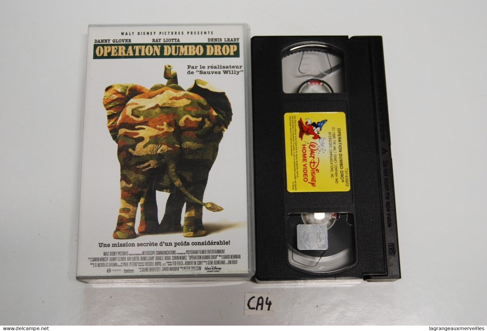 CA4 Cassette VIDEO VHS OPERATIONS DUMBO TROP - Cartoni Animati