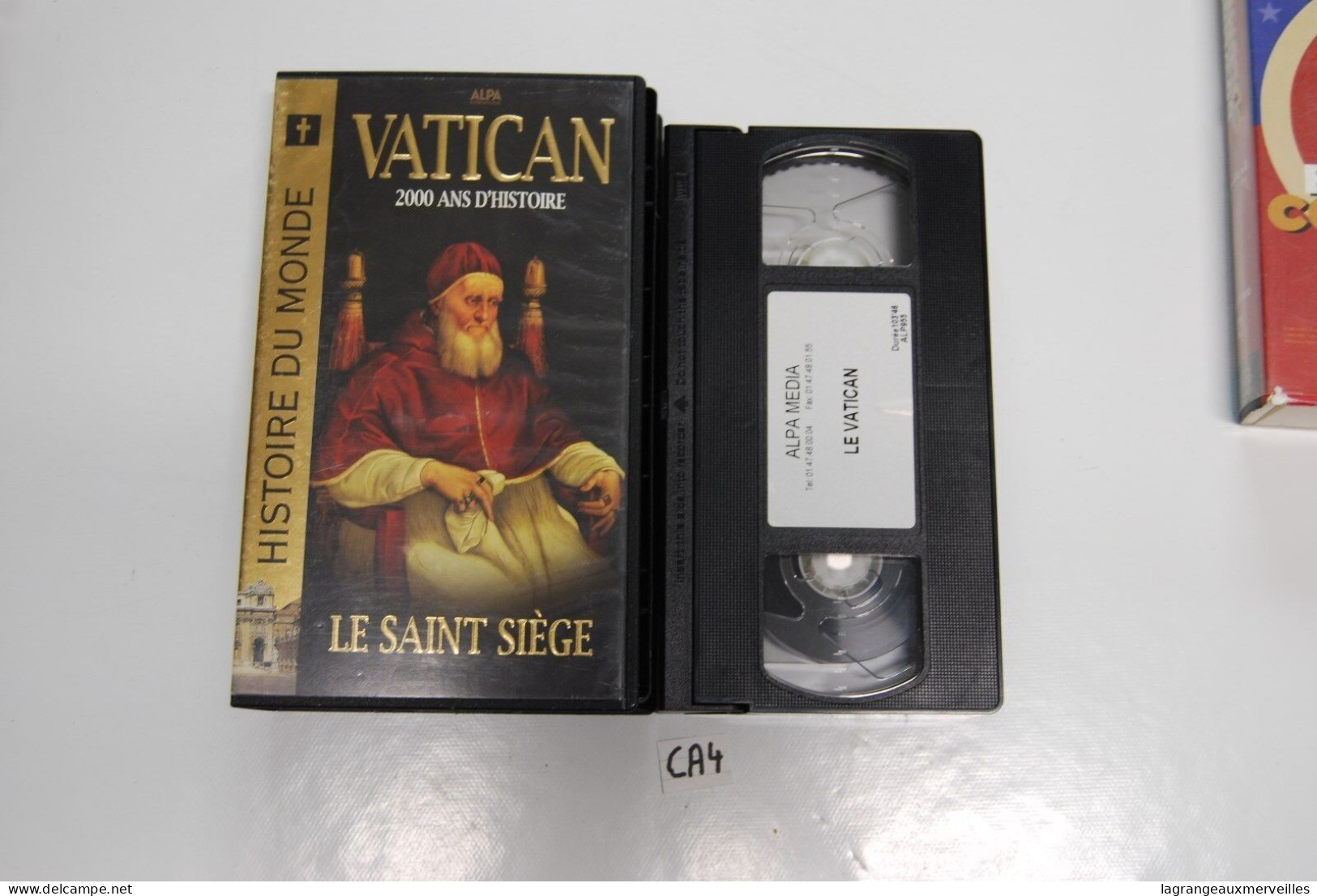 CA4 CASSETTE VIDEO VHS LA VATICAN 2000 ANS D'HISTOIRE LE SAINT SIEGE - Documentary