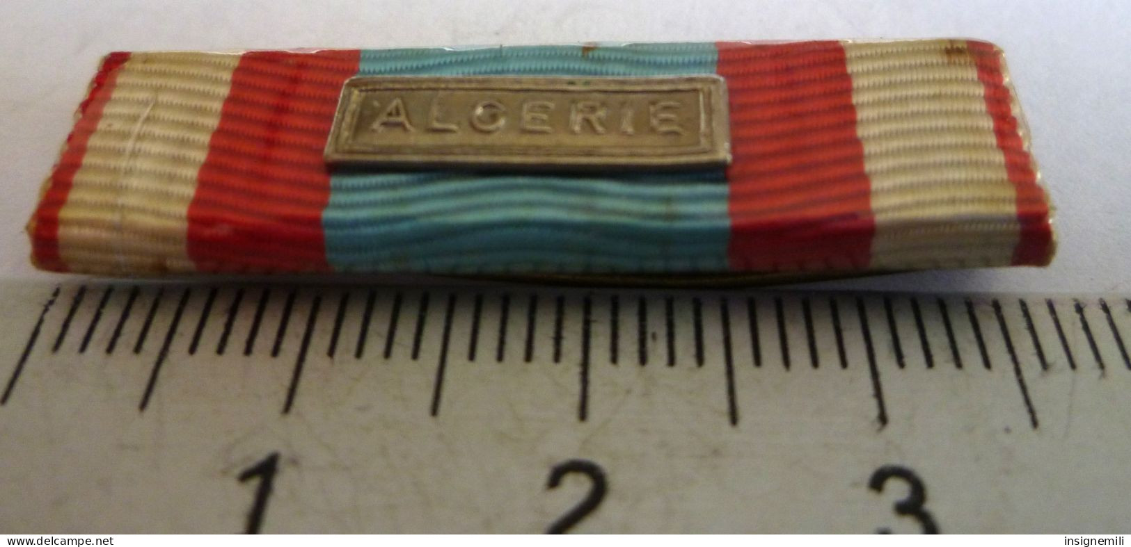 Barrette Médaille Commémorative AFN Avec Agrafe ALGERIE - Plastifiée - Frankreich