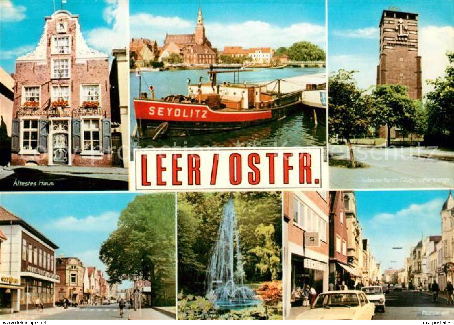 73084060 Leer Ostfriesland Wasserturm Jugendherberge Muehlenstrasse  Leer - Leer