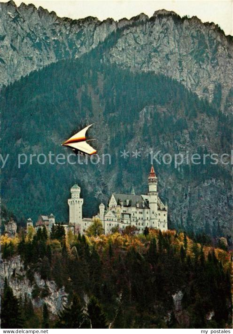 73083905 Drachenflug Drachenflieger Schloss Neuschwanstein Drachenflug - Parachutisme