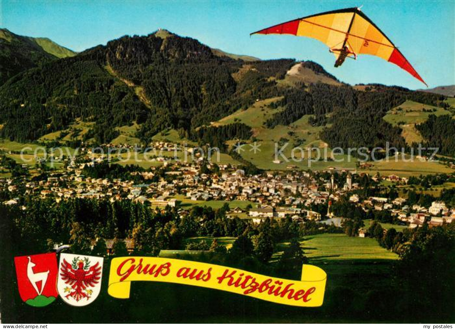 73083890 Drachenflug Kitzbuehel Hahnenkamm   - Parachutespringen