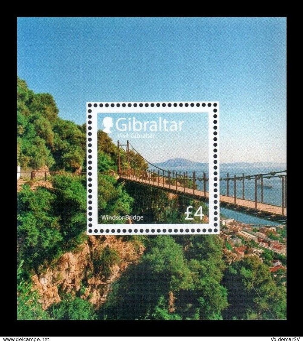 Gibraltar 2022 Mih. 2059 (Bl.152) Visit Gibraltar (I). Windsor Bridge MNH ** - Gibraltar