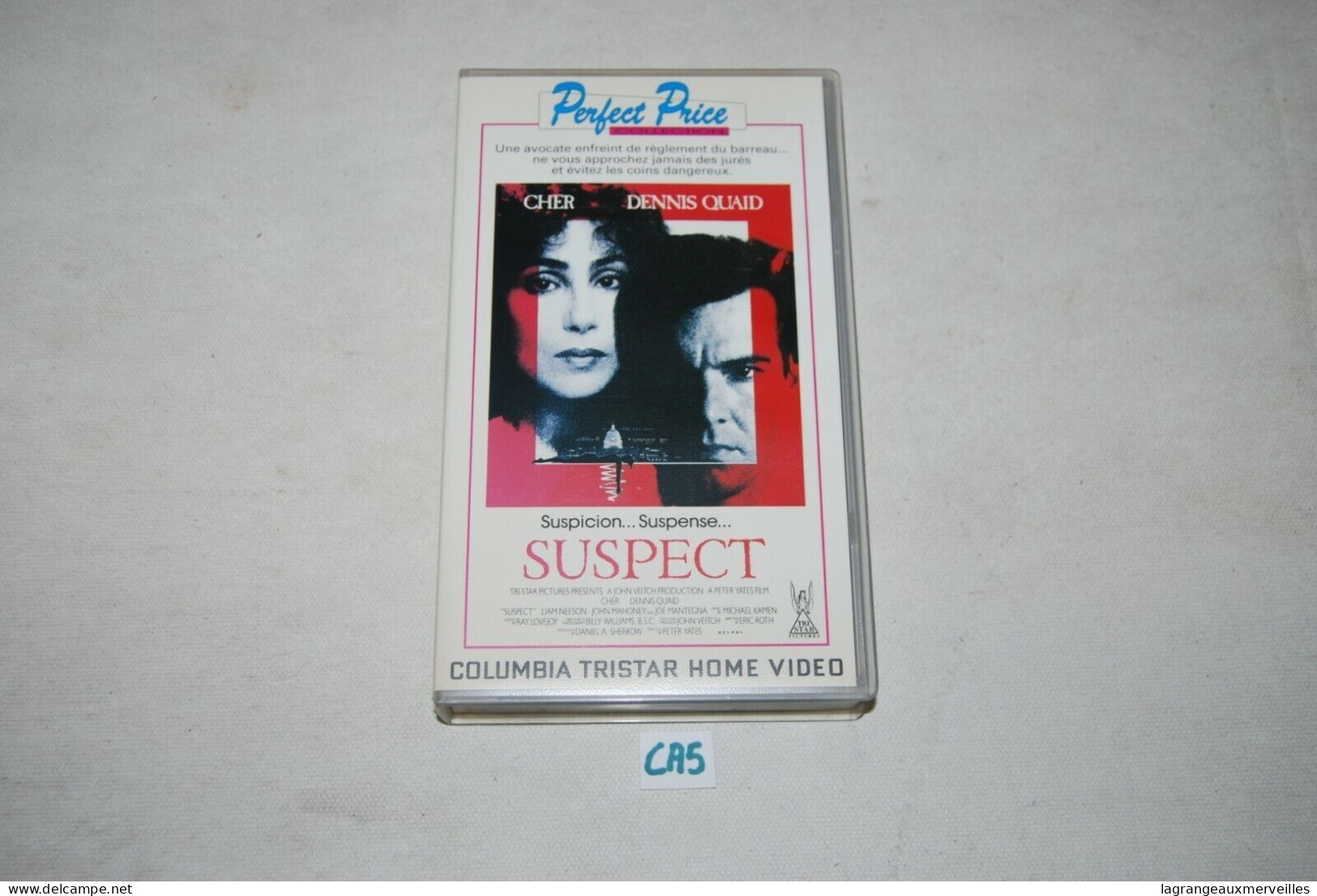 CA5 Cassette Vidéo - SUSPECT - Drame