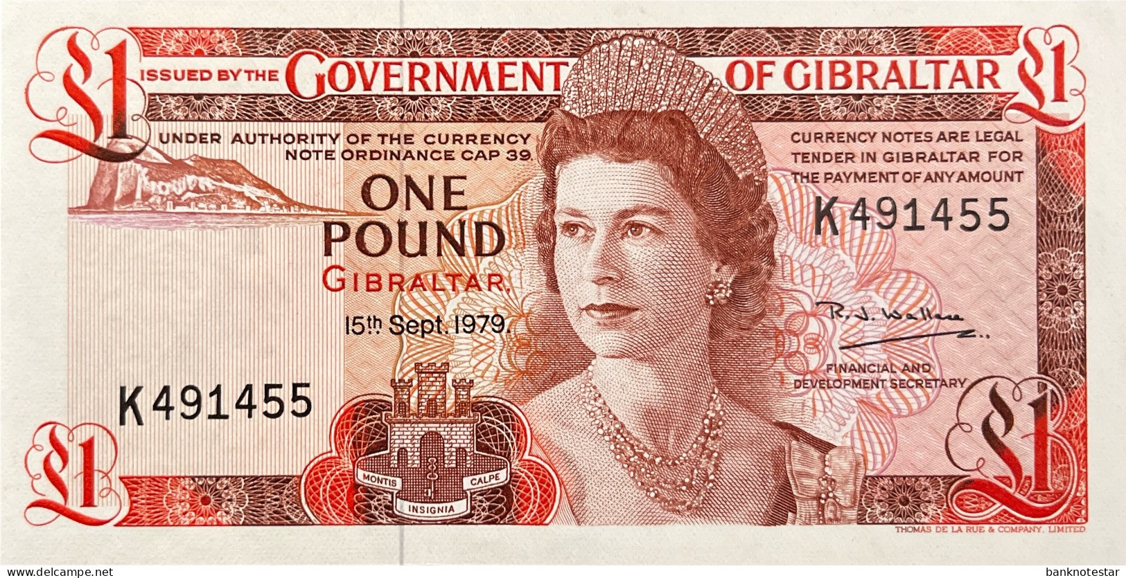 Gibraltar 1 Pound, P-20b (15.11.1979) - UNC - Gibilterra