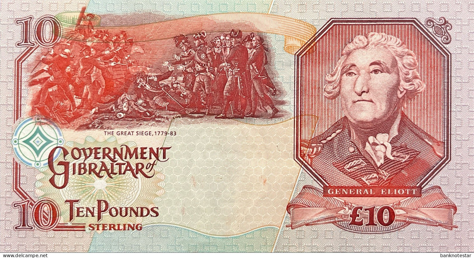 Gibraltar 10 Pounds, P-26 (1.7.1995) - UNC - Gibraltar