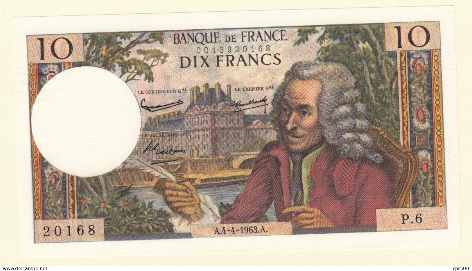 10 Francs VOLTAIRE FRANCE 1963 F.62.02 SPL - 10 F 1963-1973 ''Voltaire''