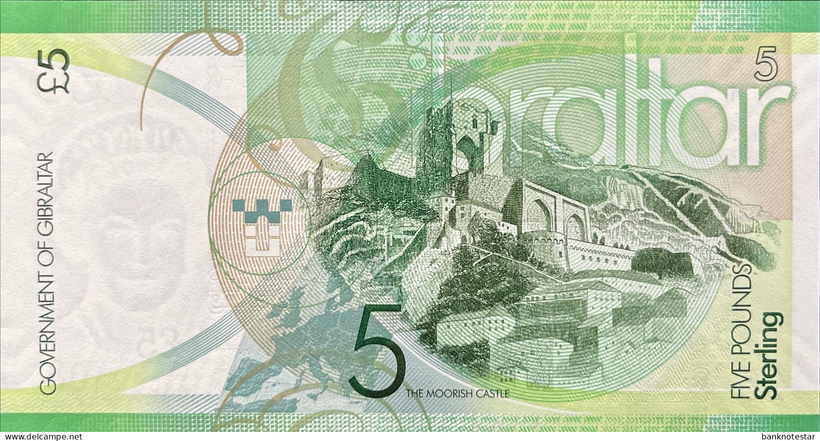 Gibraltar 5 Pounds, P-35 (1.1.2011) - UNC - Gibilterra