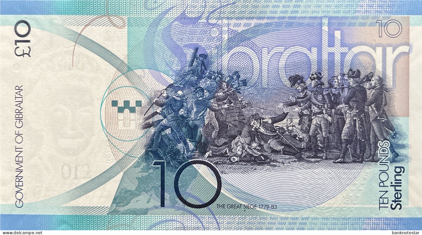 Gibraltar 10 Pounds, P-36 (1.1.2010) - UNC - Gibilterra