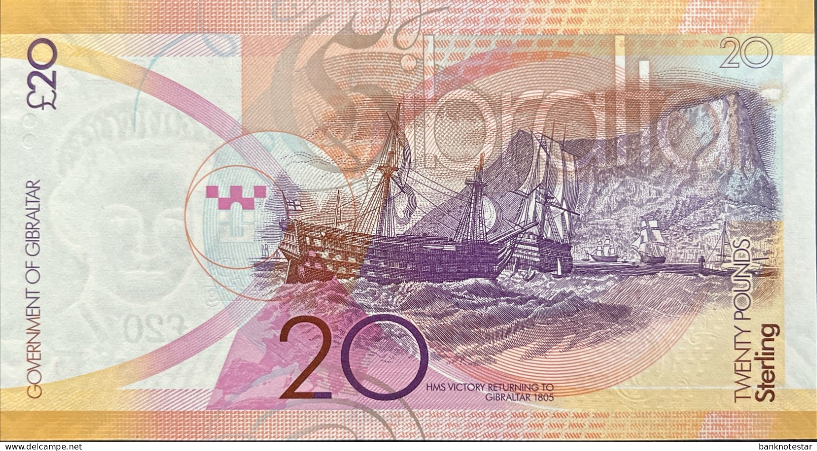 Gibraltar 20 Pounds, P-37 (1.1.2011) - UNC - Gibilterra