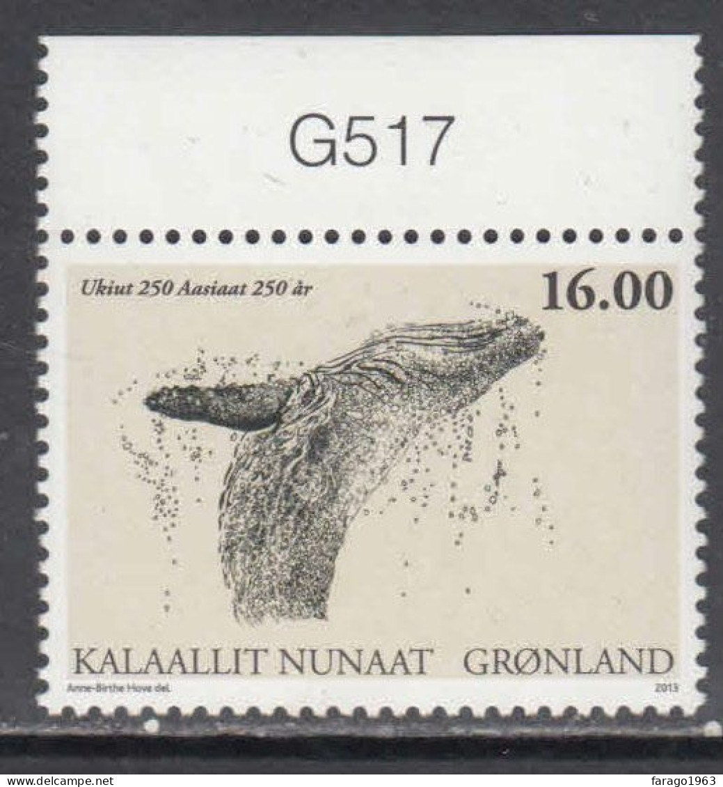 2013 Greenland Aasiaat Whales Complete Set Of 1 MNH @BELOW Face Value - Ungebraucht