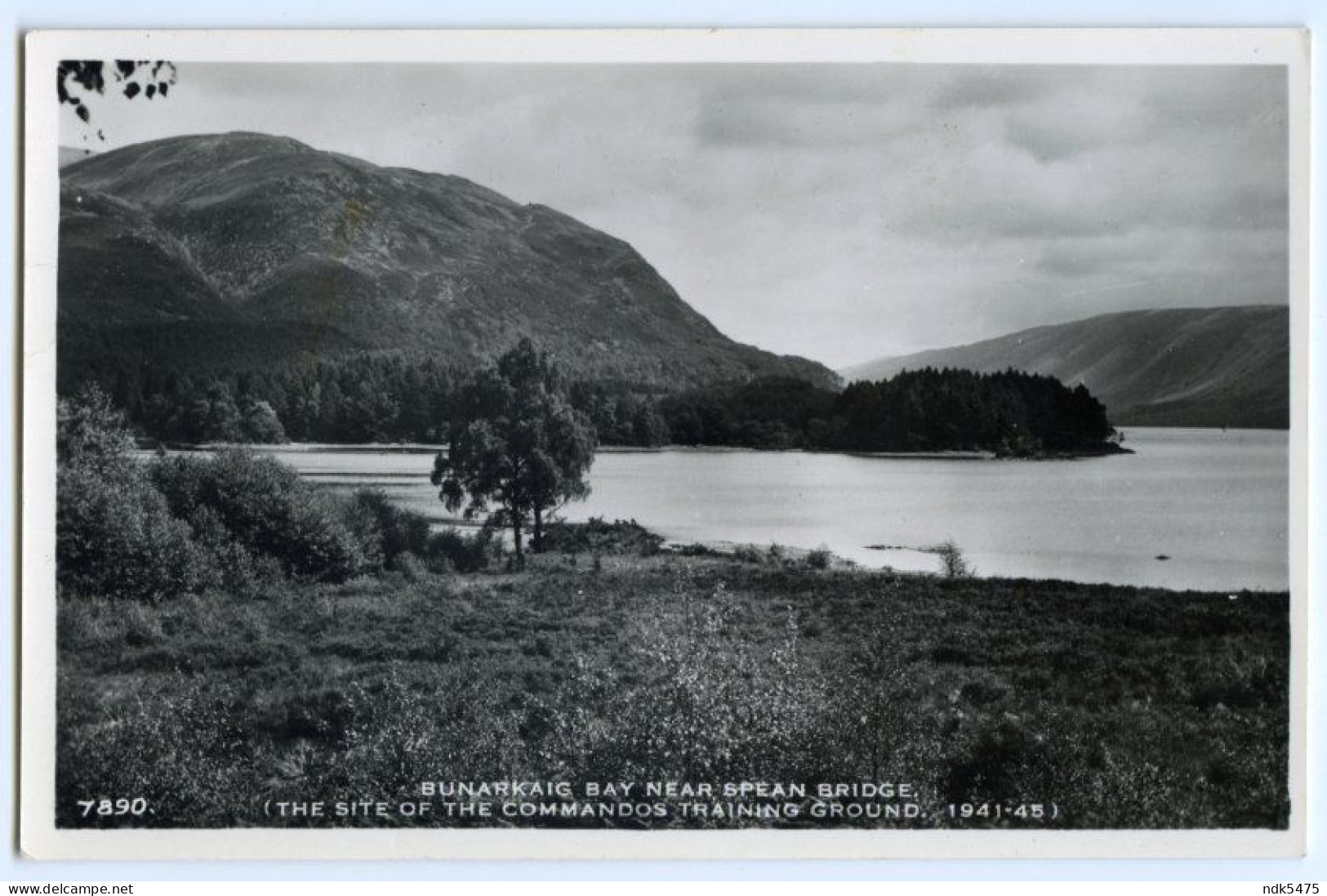 BUNARKAIG BAY, NEAR SPEAN BRIDGE, THE SITE OF THE COMMANDOS TRAINING GROUND, 1941-45 - Inverness-shire