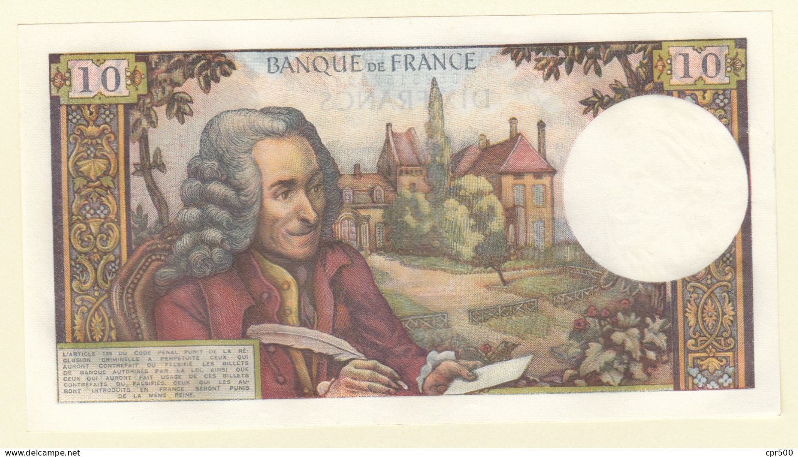 10 Francs VOLTAIRE FRANCE Type 1963 F.62.19 SUP - 10 F 1963-1973 ''Voltaire''