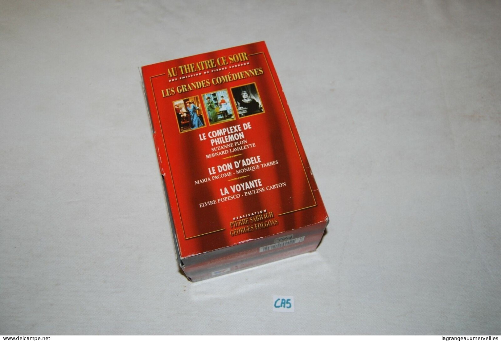 CA5 Cassette Vidéo - AU THEATRE CE SOIR - LES GRANDES COMEDIES - Colecciones & Series
