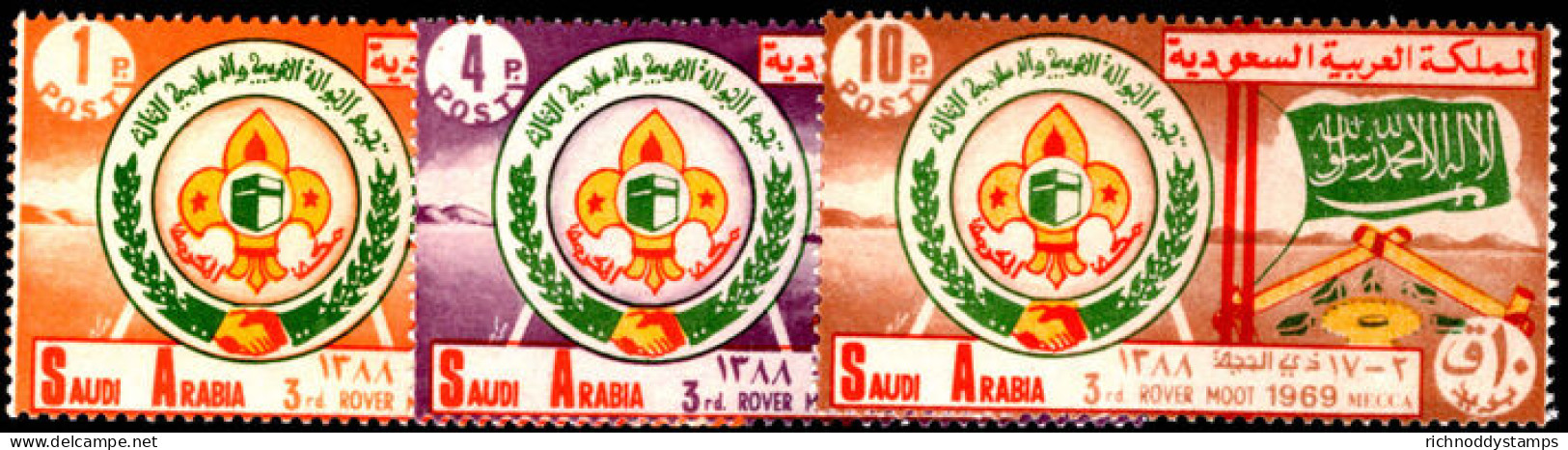 Saudi Arabia 1969 Third Arab Rover Moot Lightly Mounted Mint. - Arabia Saudita