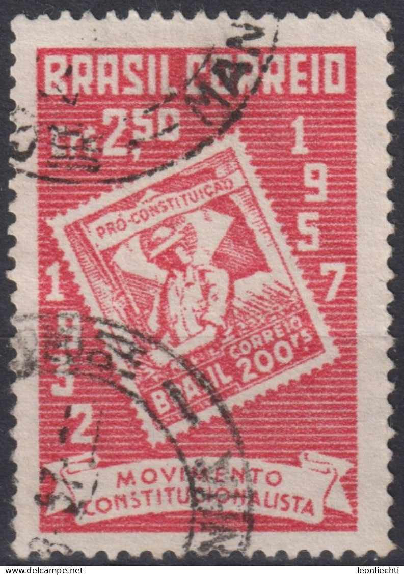 1957 Brasilien ° Mi:BR 912, Sn:BR 849, Yt:BR 631, The 25th Anniversary Of The Sao Paulo Revolutionary Govt - Oblitérés