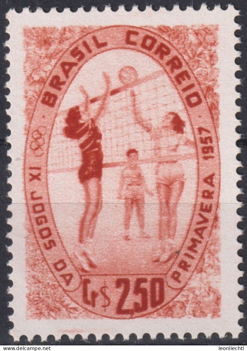 1957 Brasilien ** Mi:BR 915, Sn:BR 851, Yt:BR 633, 9th Spring Games /Rio De Janeiro - Ongebruikt