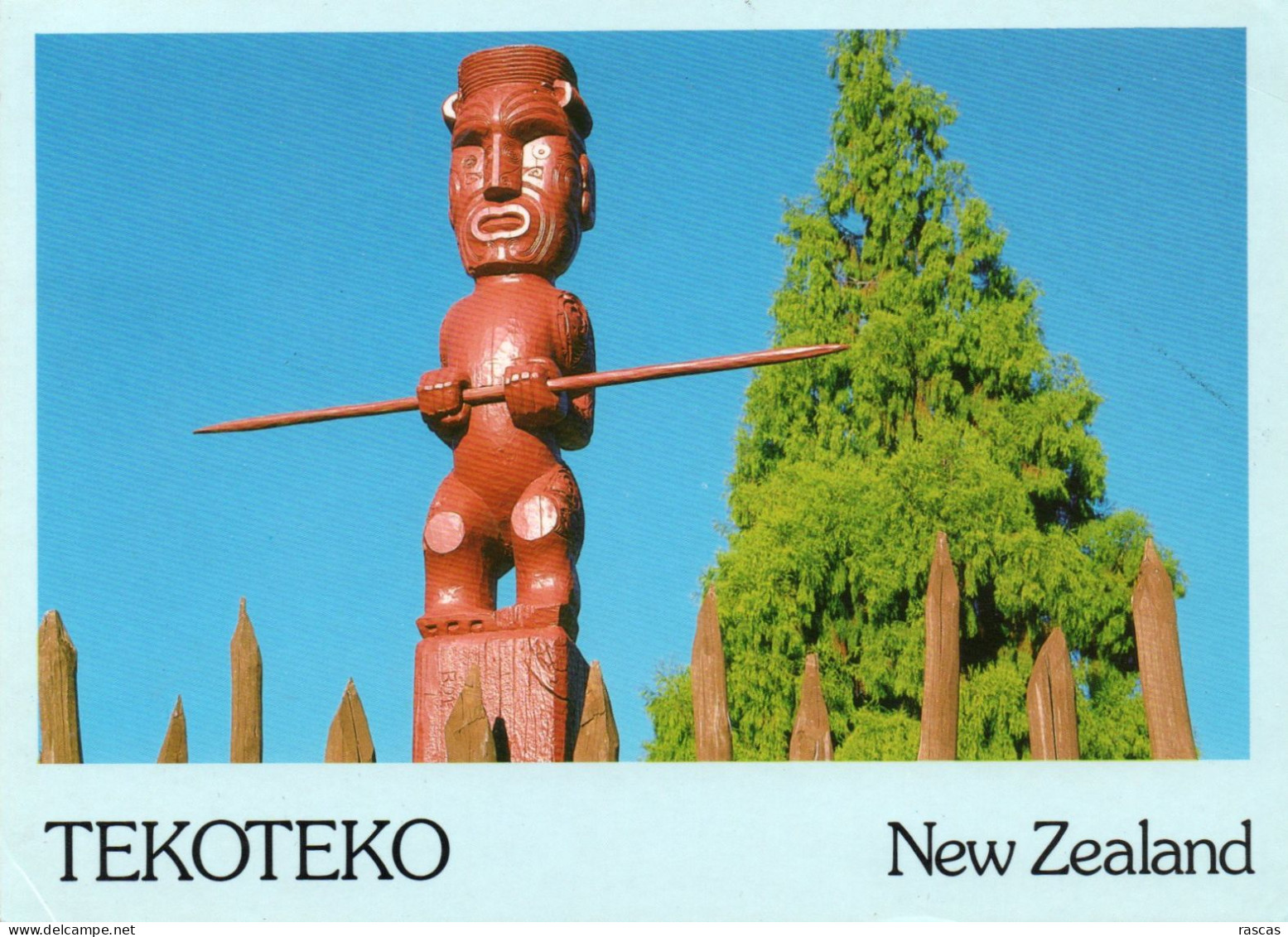 CPM GRAND FORMAT 1 - NOUVELLE ZELANDE - NEW ZEALAND - ROTUORA - TEKOTEKO - CHALLENGING WARRIOR AT WHAKAREWAREWA - Nouvelle-Zélande