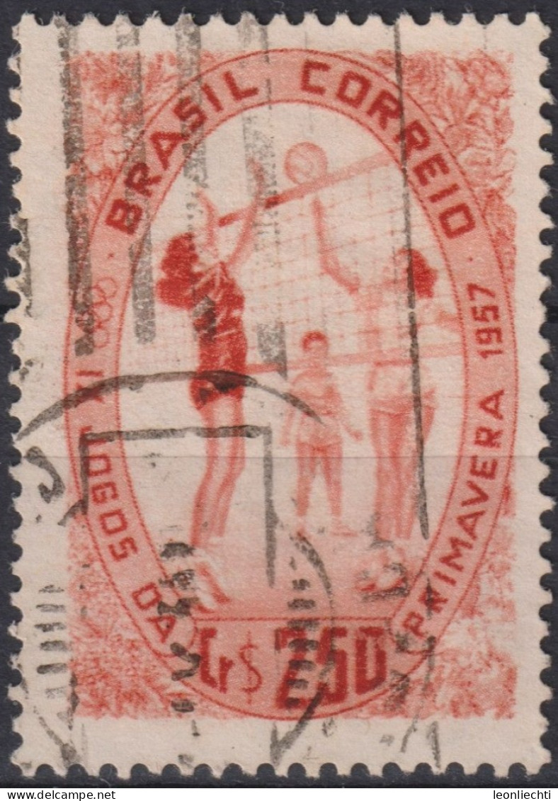 1957 Brasilien ° Mi:BR 915, Sn:BR 851, Yt:BR 633, 9th Spring Games /Rio De Janeiro - Gebruikt