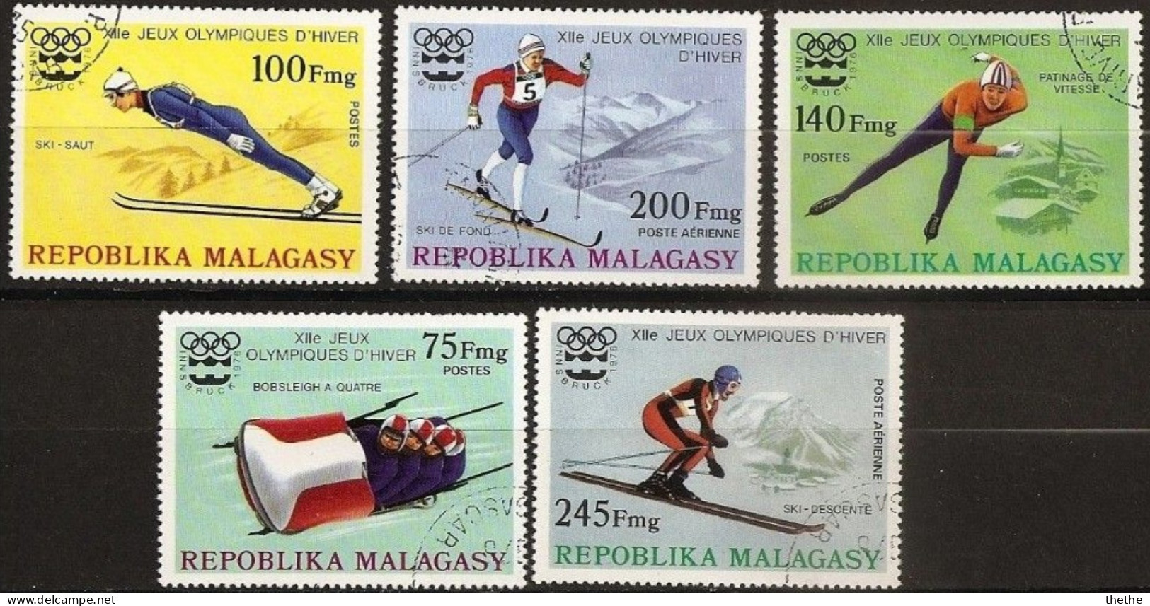 MADAGASCAR - Jeux Olympiques D'hiver 1976 - Innsbruck - Sci