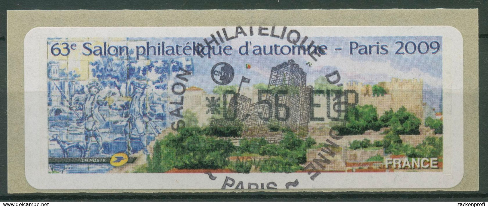 Frankreich 2009 Herbstsalon Castelo De Sao Jorge Lissabon ATM 67 Gestempelt - 1999-2009 Illustrated Franking Labels
