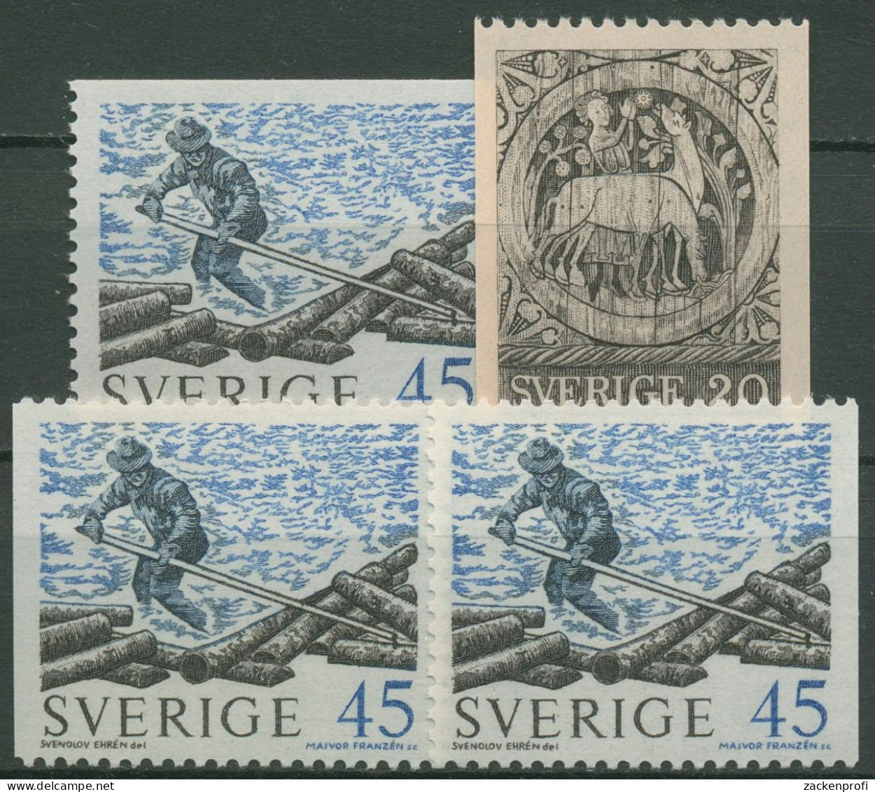 Schweden 1970 Heiliger Staffan, Flößer 656/66 Postfrisch - Ongebruikt