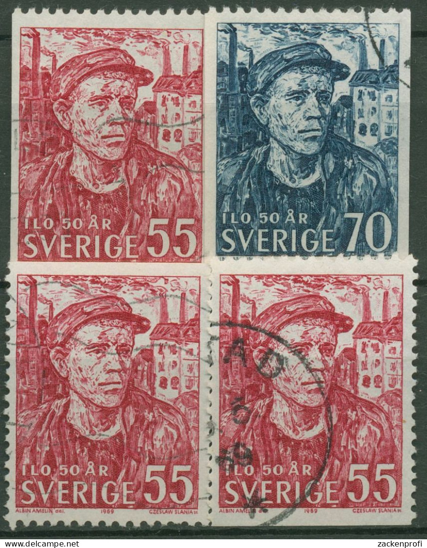 Schweden 1969 Internationale Arbeitsorganisation ILO 632/33 Gestempelt - Usati