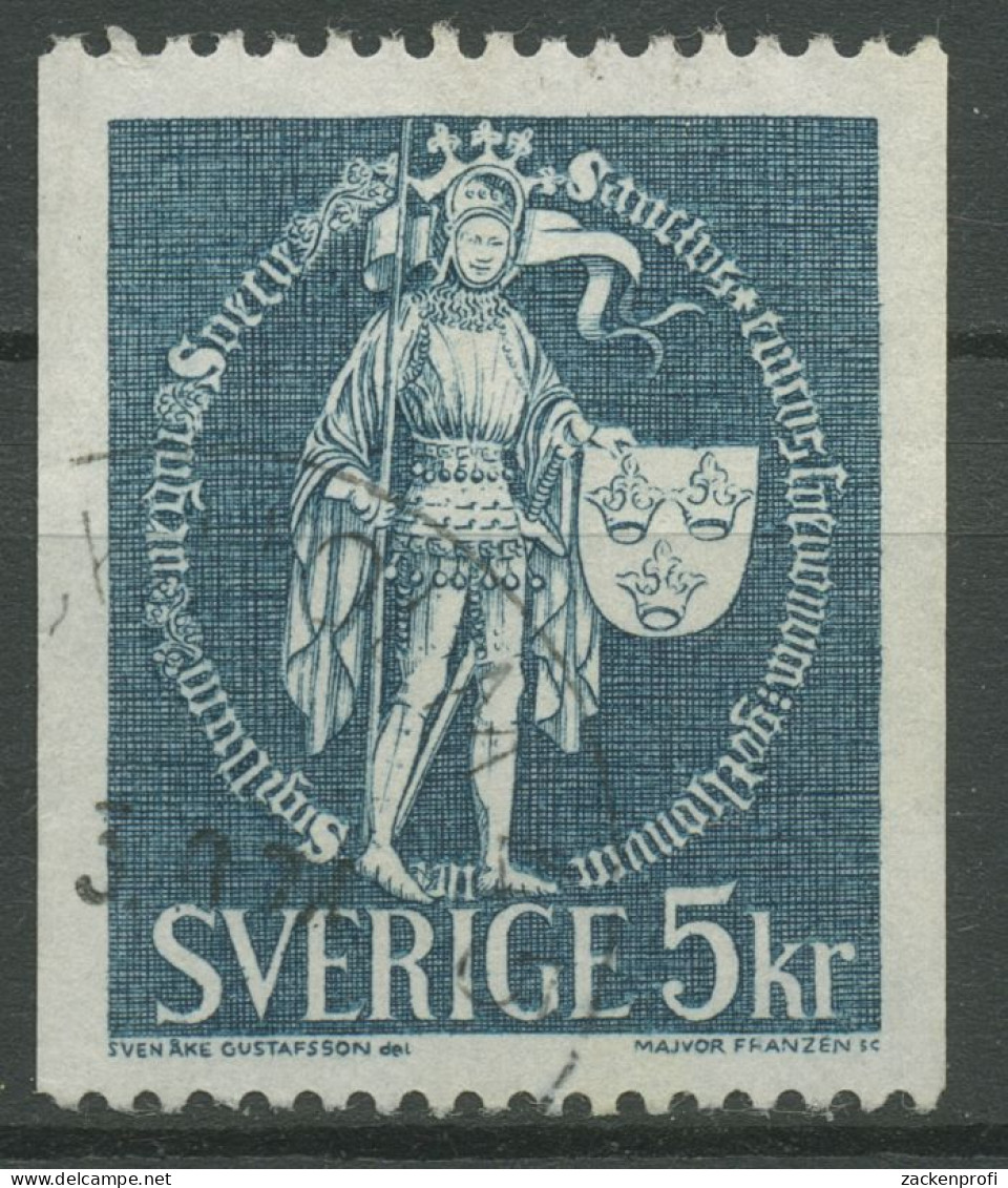 Schweden 1970 Erik Der Heilige Reichssiegel 671 Y Gestempelt - Used Stamps