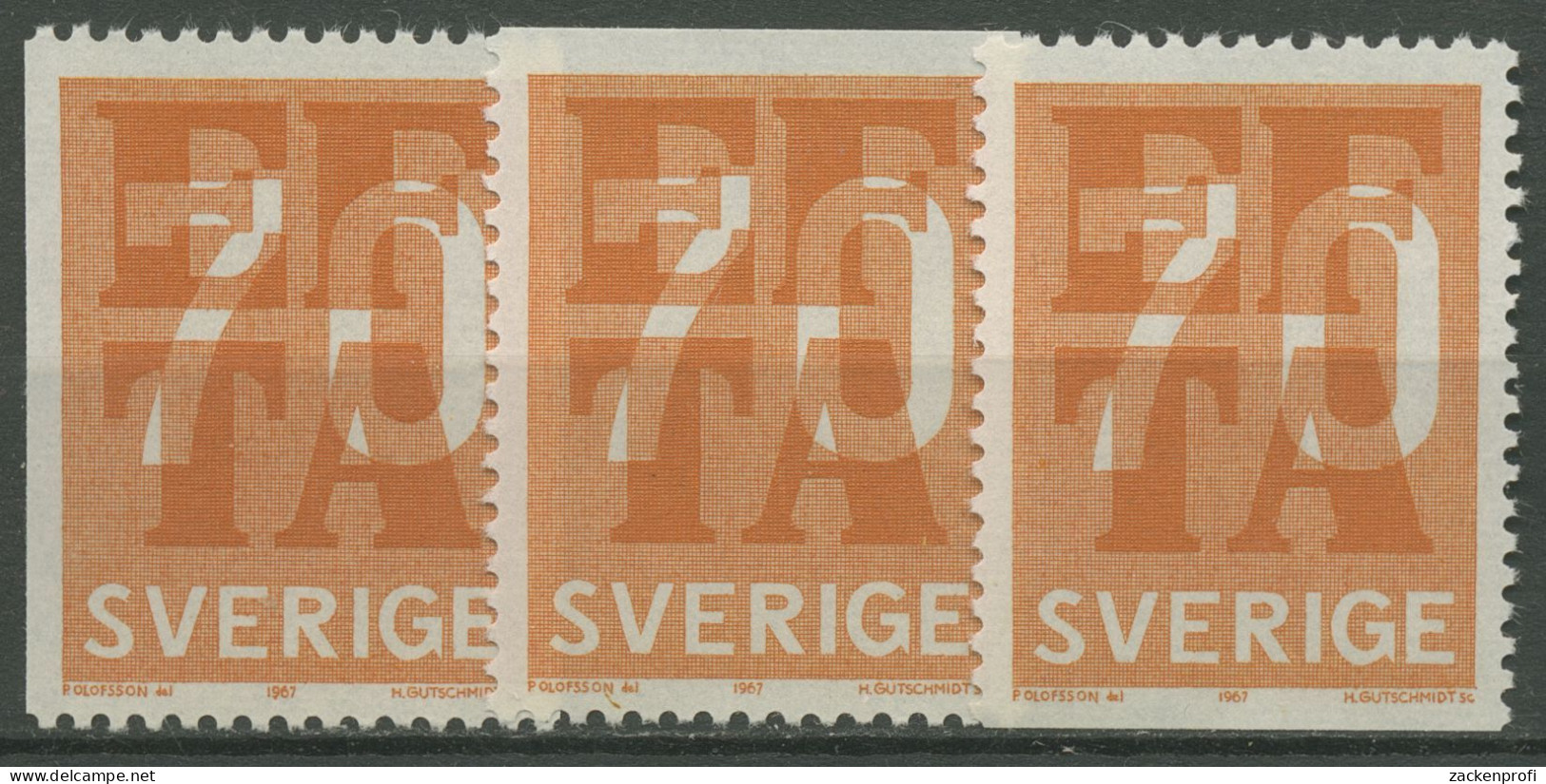 Schweden 1967 EFTA Zoll Und Handel 573 Postfrisch - Ongebruikt