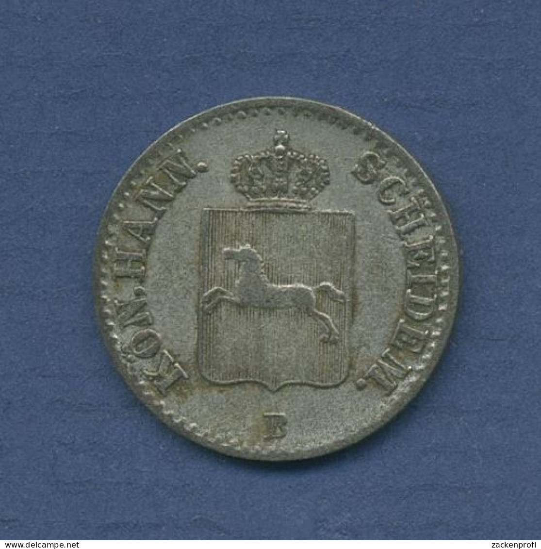 Hannover 6 Pfennige 1845 B, König Ernst August, J 57 Ss+ (m6078) - Groschen & Andere Kleinmünzen