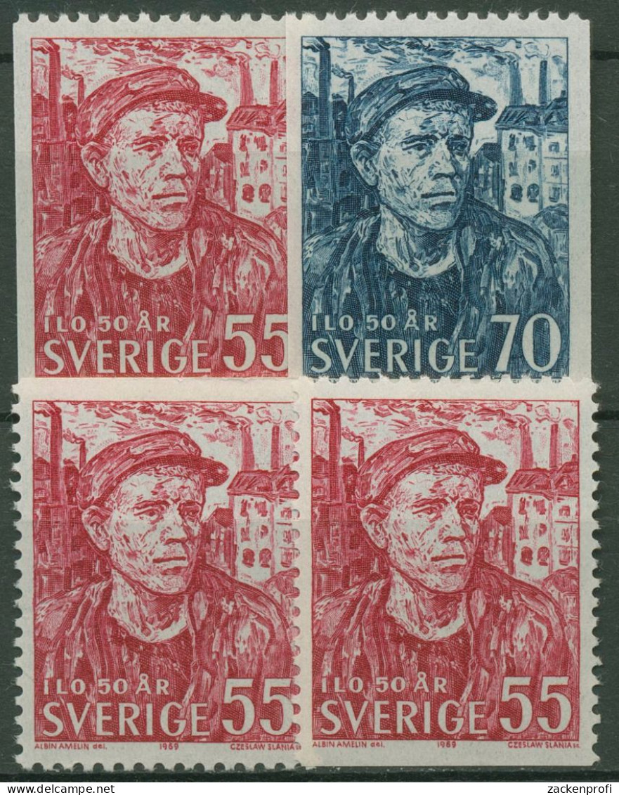 Schweden 1969 Internationale Arbeitsorganisation ILO 632/33 Postfrisch - Unused Stamps