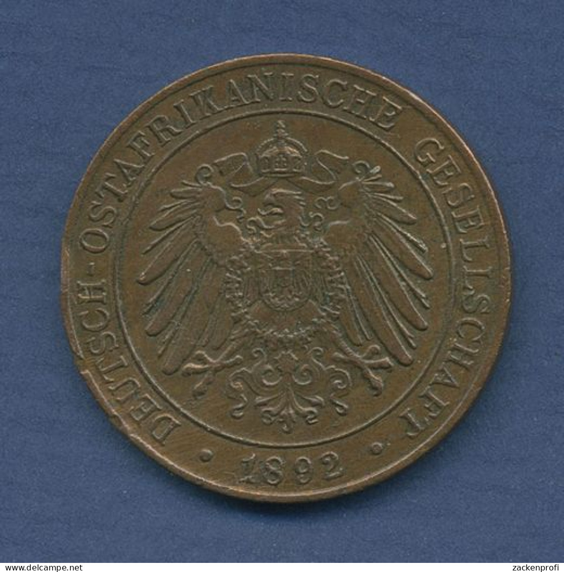 Deutsch- Ostafrikanische Gesellschaft 1 Pesa 1892, J 710 Vz (m6486) - Deutsch-Ostafrika