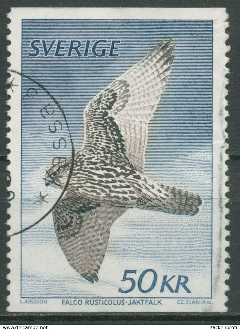 Schweden 1981 Tiere Vögel Gerfalke 1140 Gestempelt - Oblitérés
