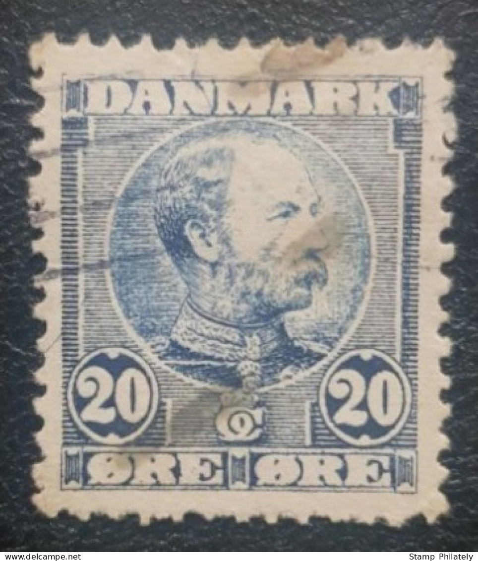 Denmark Classic Used Stamp King Christian 1904-1905 - Gebraucht