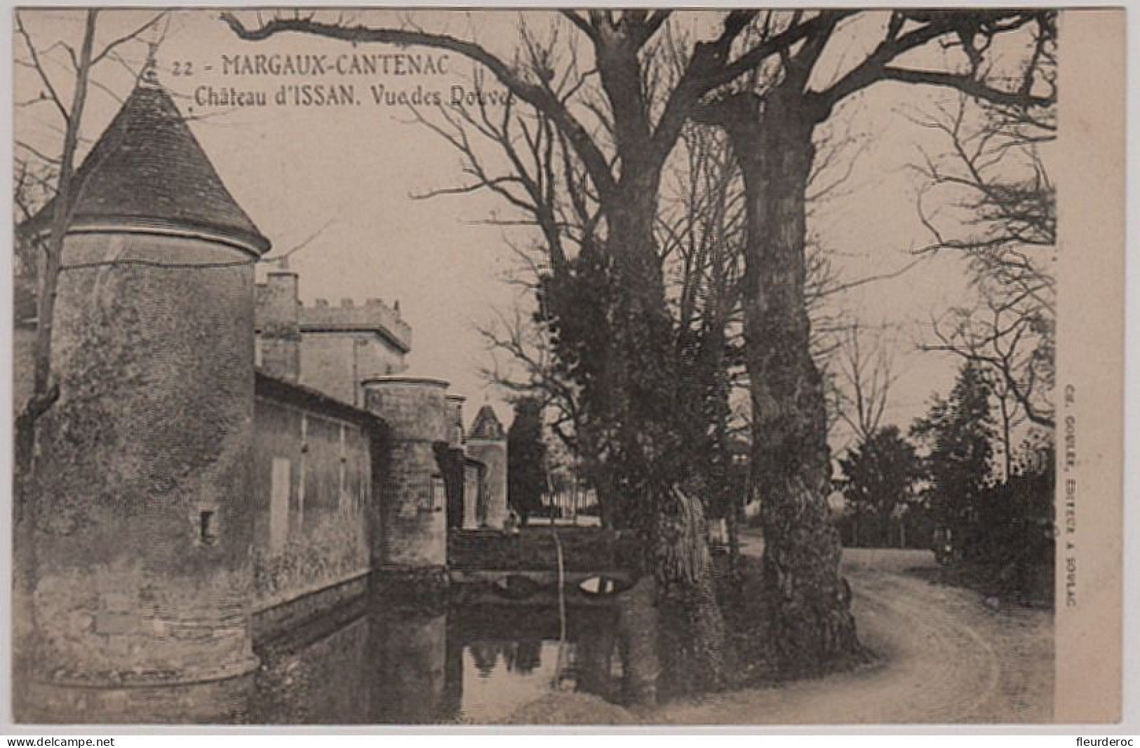 33 - B57783CPA - MARGAUX CANTENAC - Chateau D' ISSAN - Vue Des Douves - Très Bon état - GIRONDE - Margaux