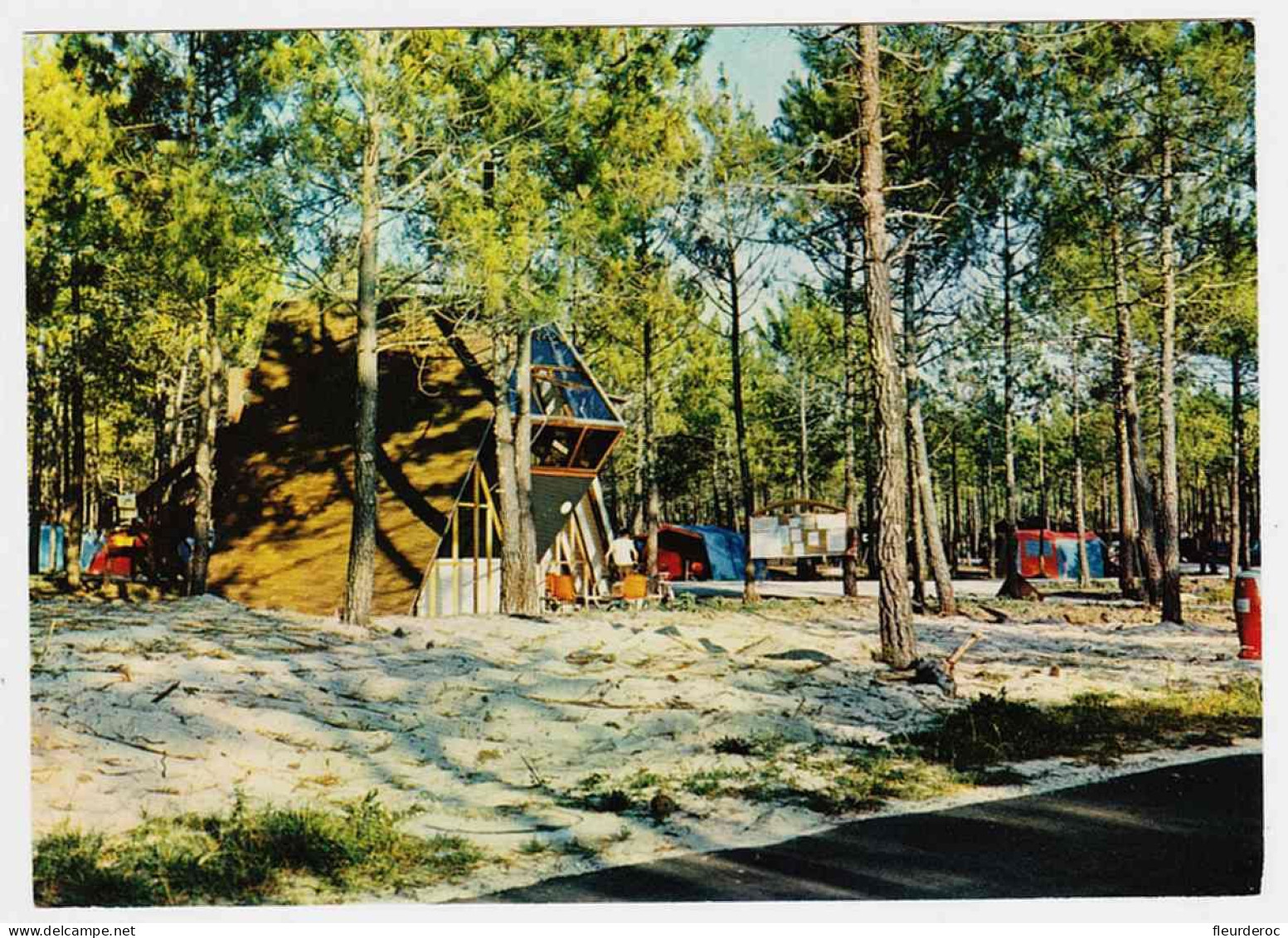 33 - M57652CPM - CARCANS MAUBUISSON - Base De BOMBANNES - Residences Sous Toiles De COBEN - Très Bon état - GIRONDE - Carcans