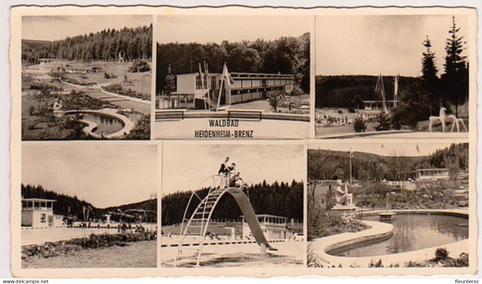 - B57874CPSM - HEIDENHEIM BRENZ - ALLEMAGNE - Waldbad - Vues Multiples - Très Bon état - EUROPE - Heidenheim