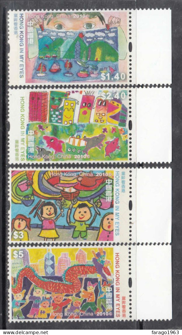 2010 Hong Kong In My Eyes Complete Set Of 4 MNH - Neufs