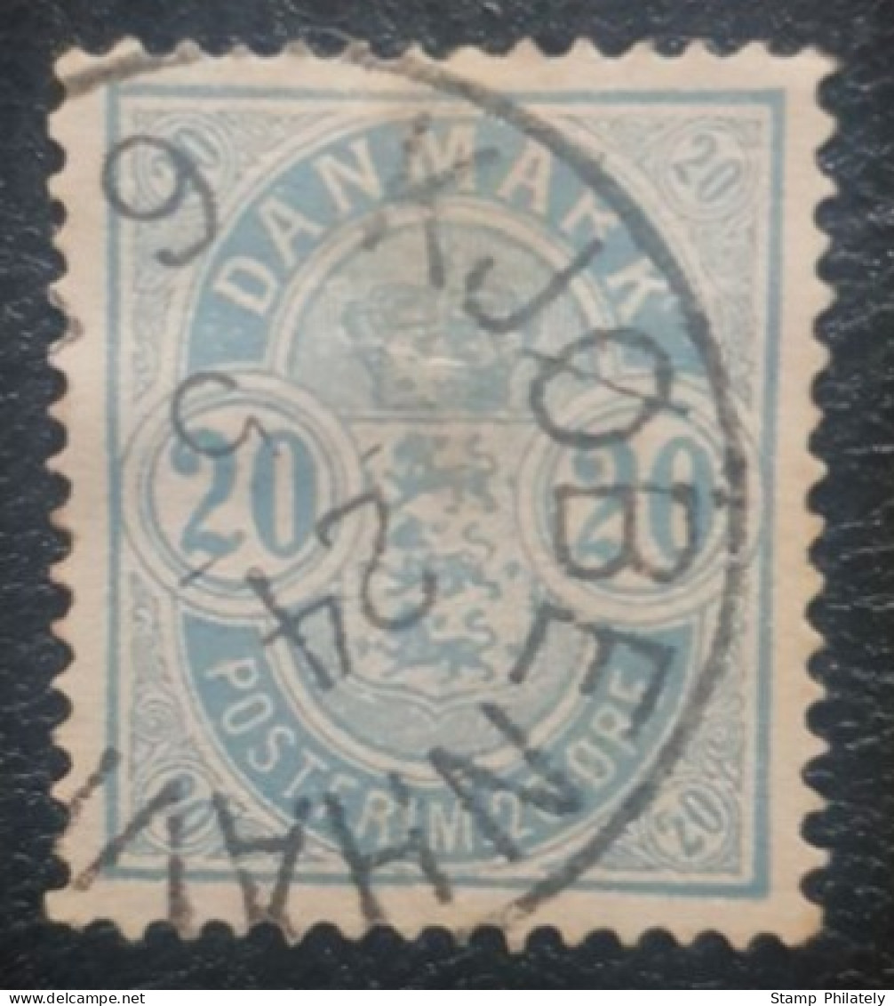 Denmark Postmark Classic Used Stamp 1884-1895 - Usado