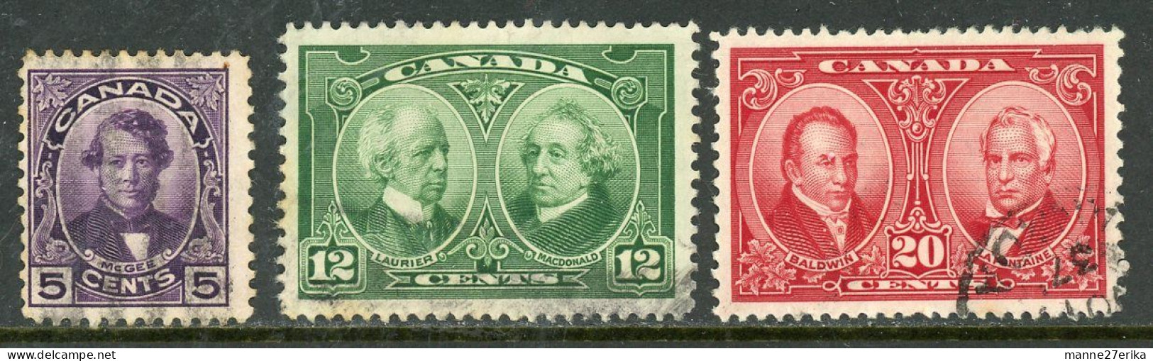 Canada USED 1927  "Historical Issue"" - Used Stamps