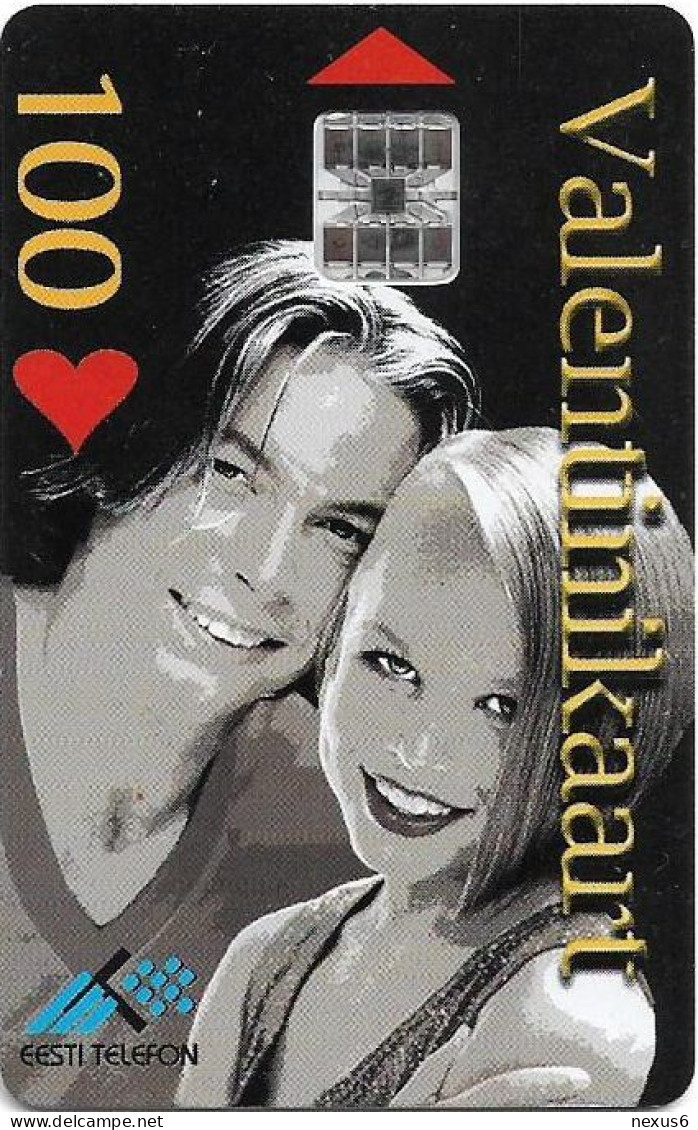 Estonia - Eesti Telefon - Valentine's Day, 01.1998, 100U, 5.000ex, Used - Estonie
