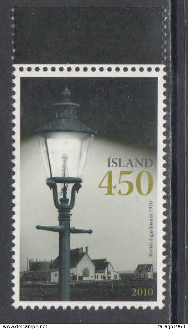 2010 Iceland Gas Lighting  Complete Set Of 1 MNH  @BELOW Face Value - Neufs