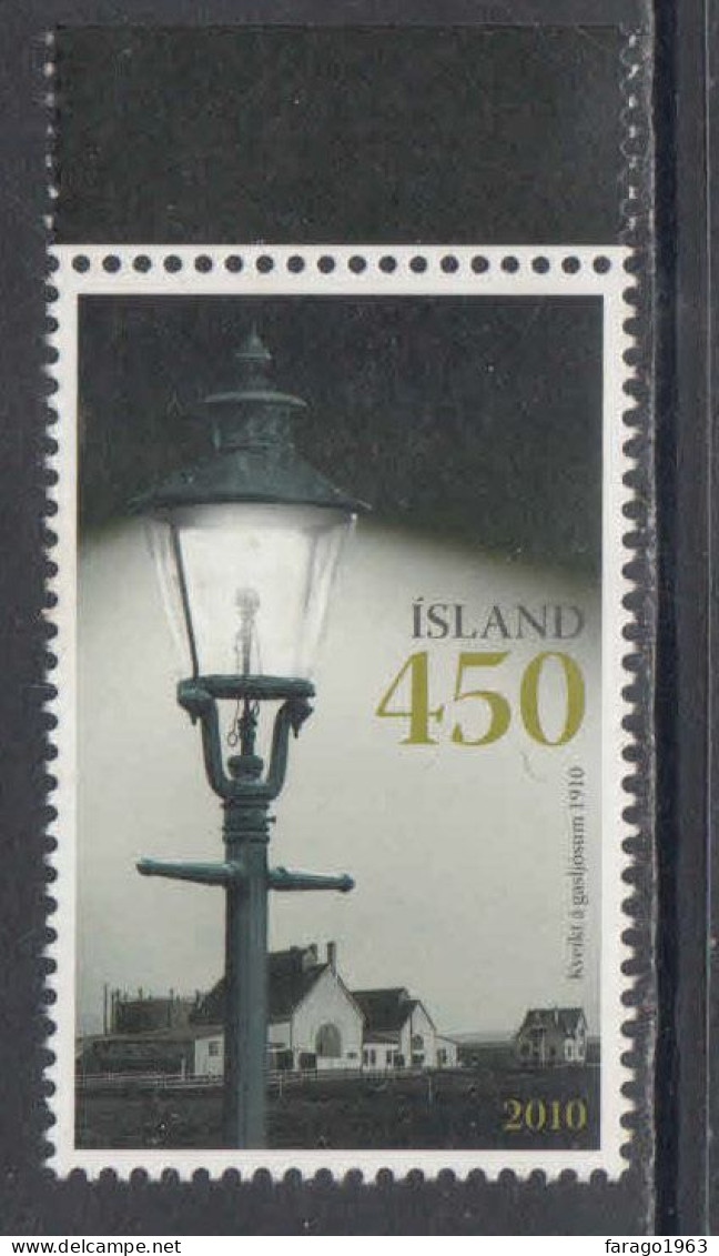 2010 Iceland Gas Lighting  Complete Set Of 1 MNH  @BELOW Face Value - Nuevos