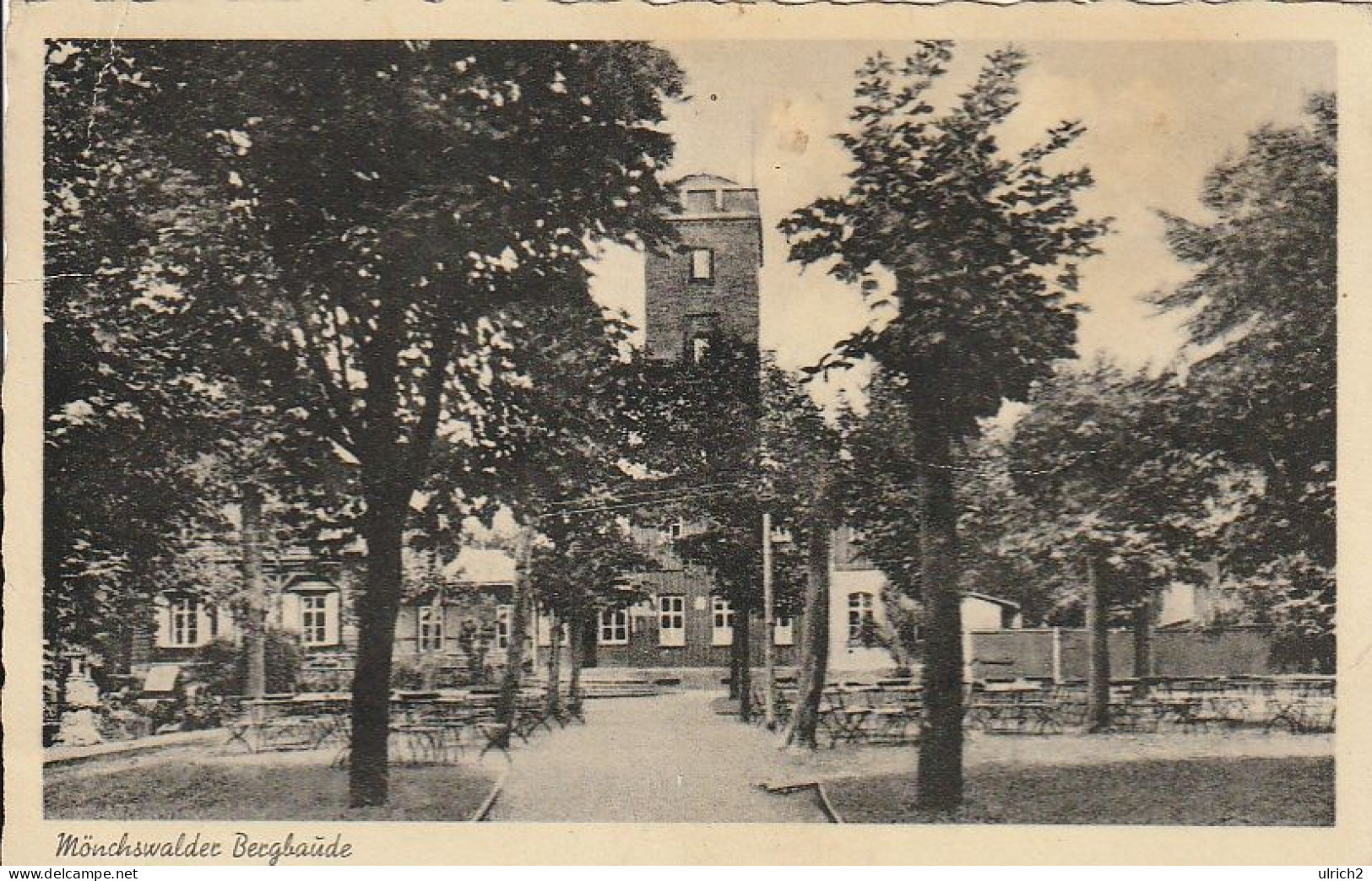 AK Lausitz - Mönchswalder Bergbaude - Posthilfsstempel Lehn - 1942 (67835) - Neukirch (Lausitz)